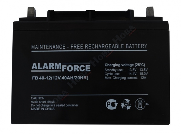  Alarm Force FB 40-12 (FB40-12) 40ah 12V -    